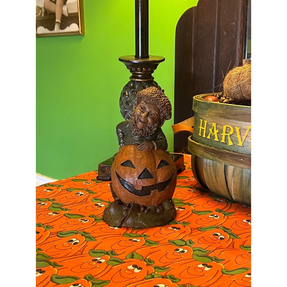 Tom Clark Cairn Studios Rumpkin Gnome Pumpkin Halloween Jack-O-Lantern